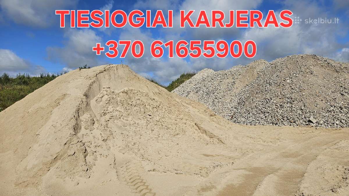 Žvyras,smėlis, Skalda, Juodžemis-pristatome