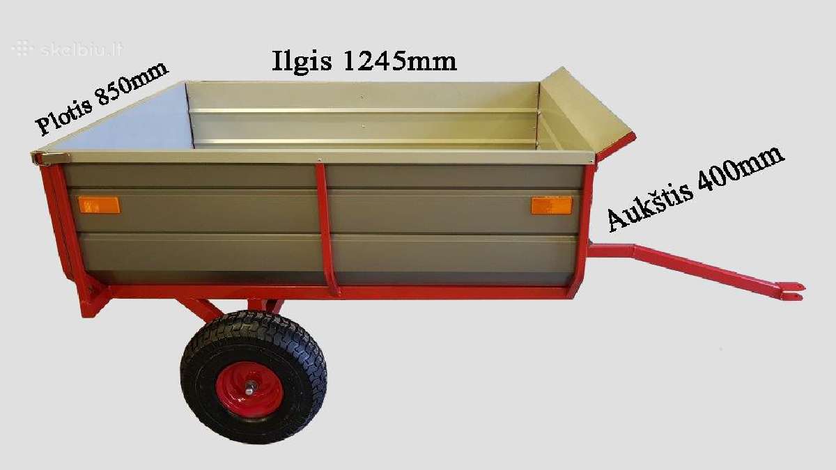 Akcija! Sodo traktoriuko priekaba - nuotraukos Nr. 2