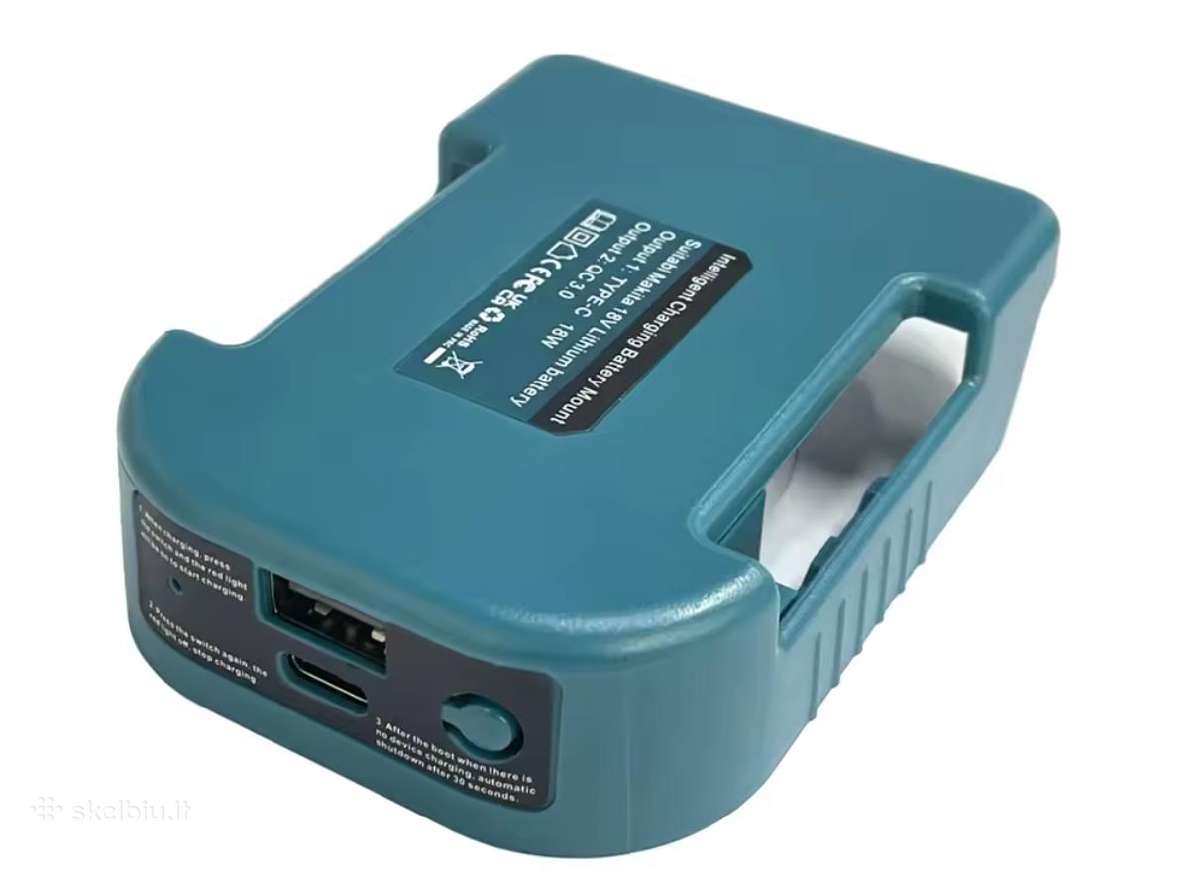 Powerbank adapteriai Bosch, Makita, Dewalt ir kt. - nuotraukos Nr. 2