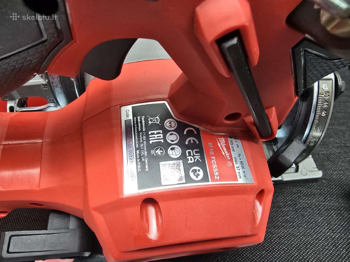 Milwaukee Diskiniai Pjūklai M12 Ir M18 Garanti - nuotraukos Nr. 13