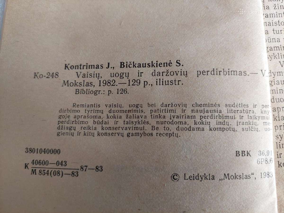 Vaisių,uogų ir daržovių perdirbimas - nuotraukos Nr. 3