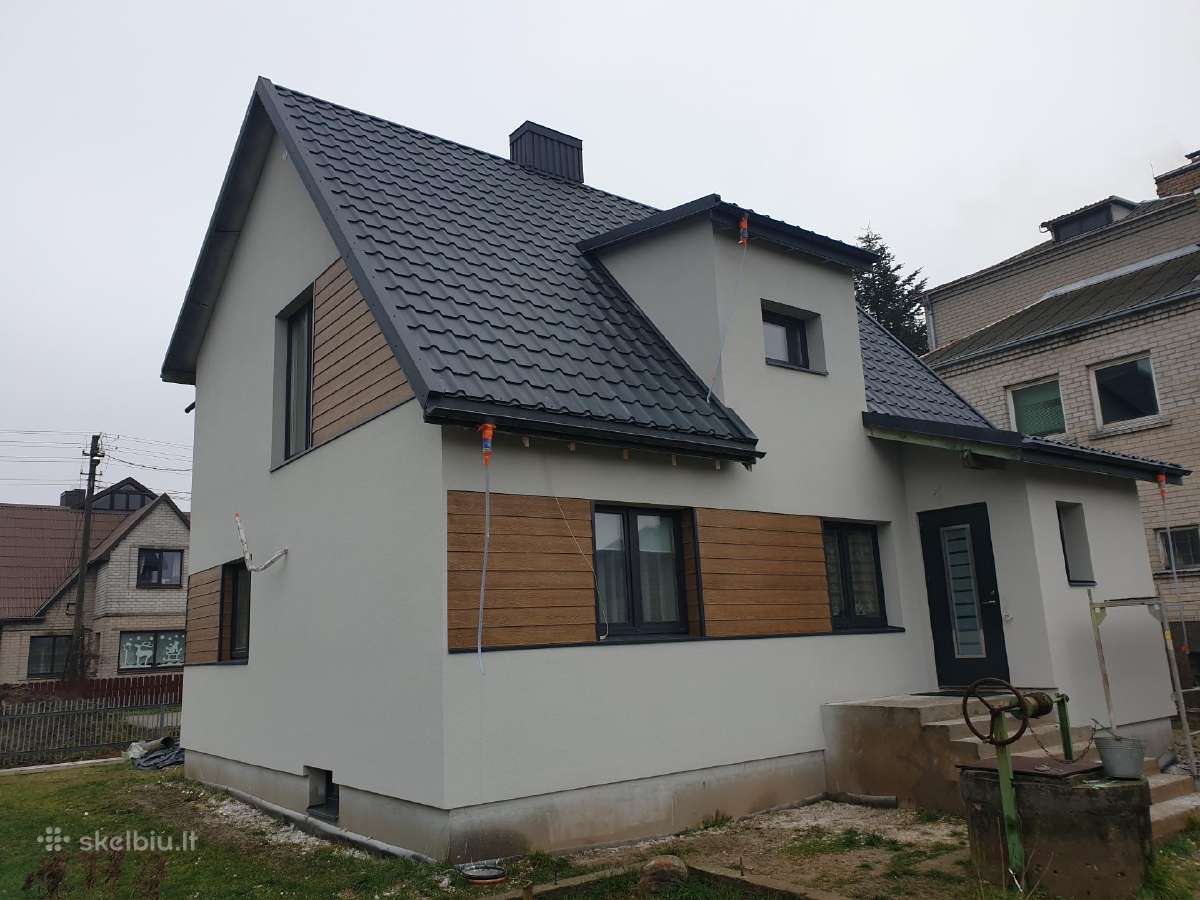 Dekoratyvinio tinko purškimas, fasadų šiltinimas - nuotraukos Nr. 9