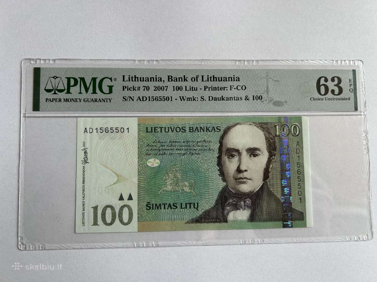 100 Litų Pmg63