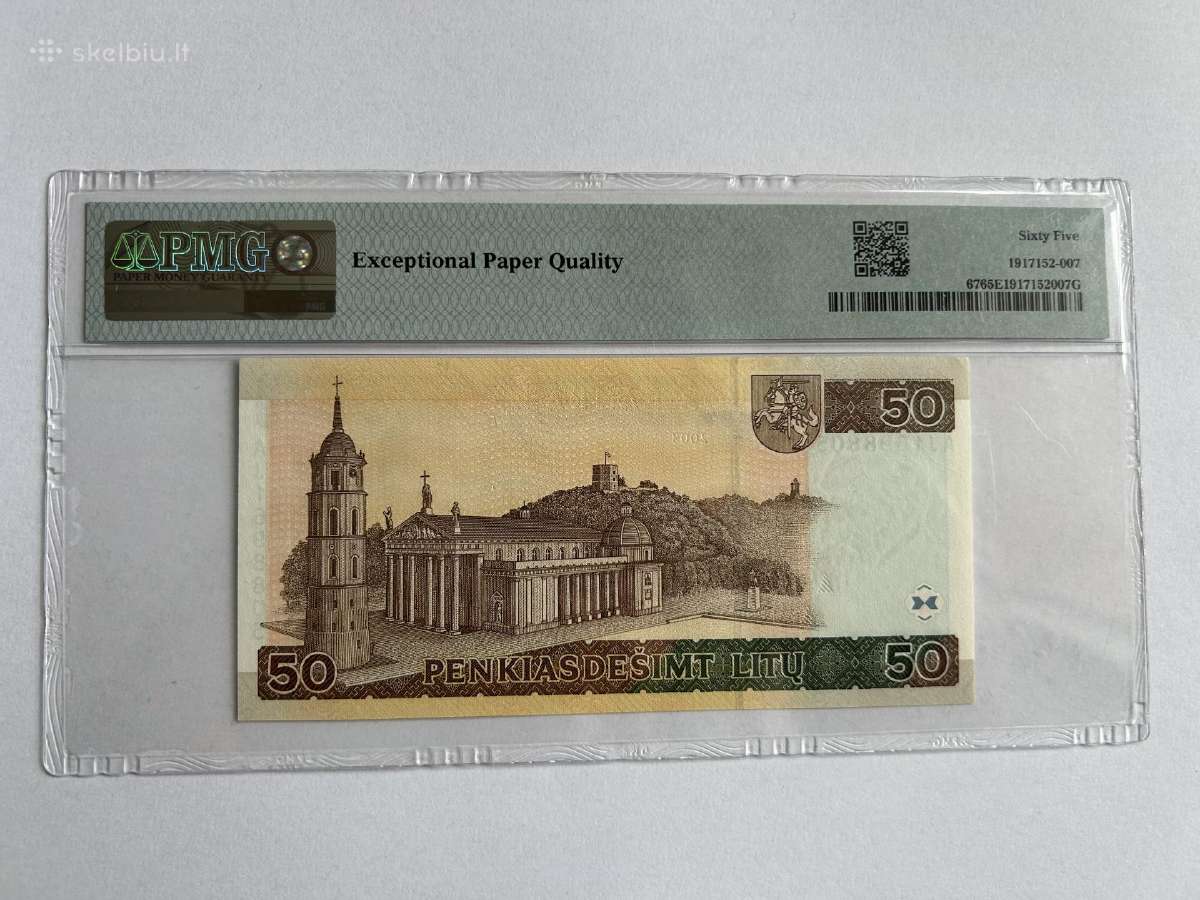 Parduodu 50 Litų Pmg65 - nuotraukos Nr. 2