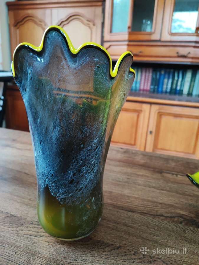 Rankų darbo vaza ir saldaininė - nuotraukos Nr. 2