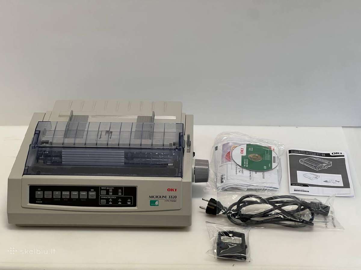 Oki Microli 3320 eco, 9 Pin adatinis spausdintuvas