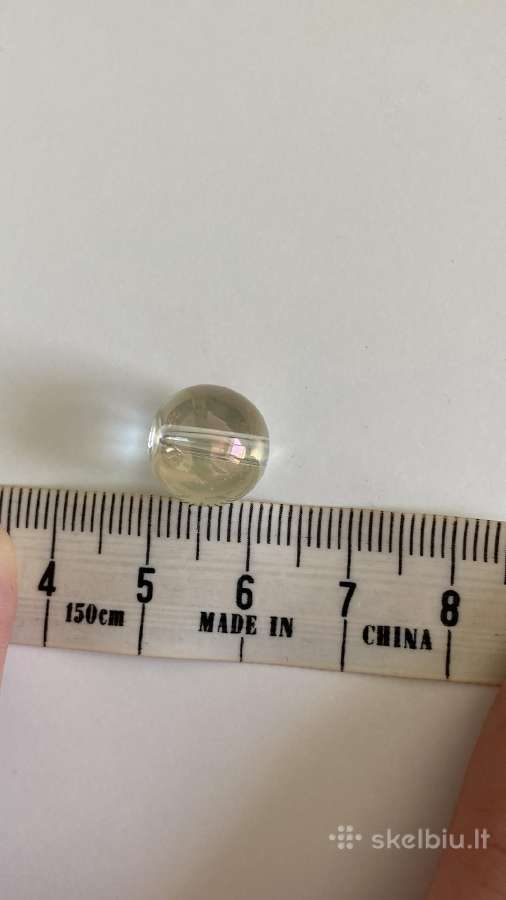 Nauji stikliniai karoliukai, skersmuo 12mm - nuotraukos Nr. 5