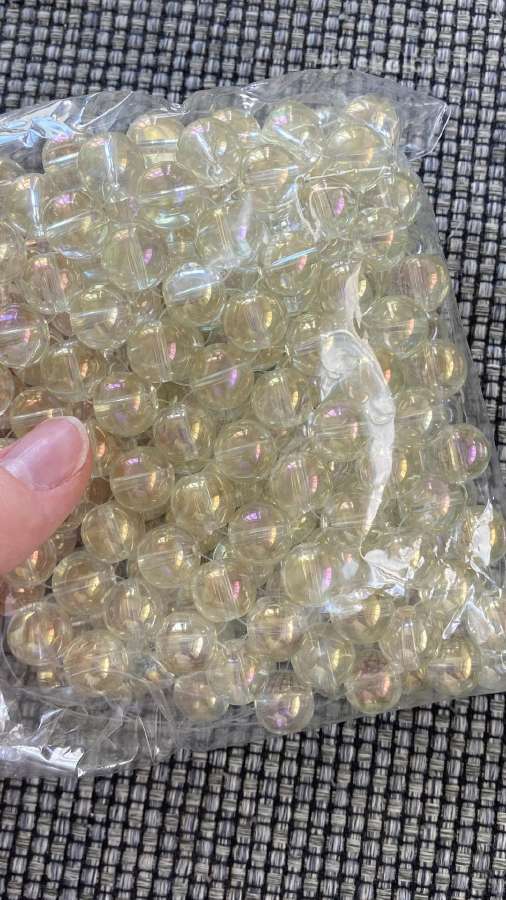 Nauji stikliniai karoliukai, skersmuo 12mm - nuotraukos Nr. 8