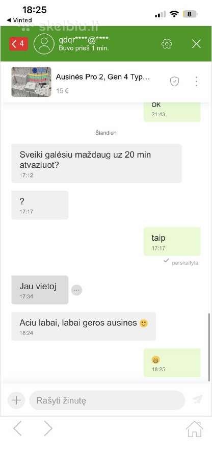 Ausinės Pro 3, Pro 2 2026 1:1 Atsiliepimai, Akcija - nuotraukos Nr. 21