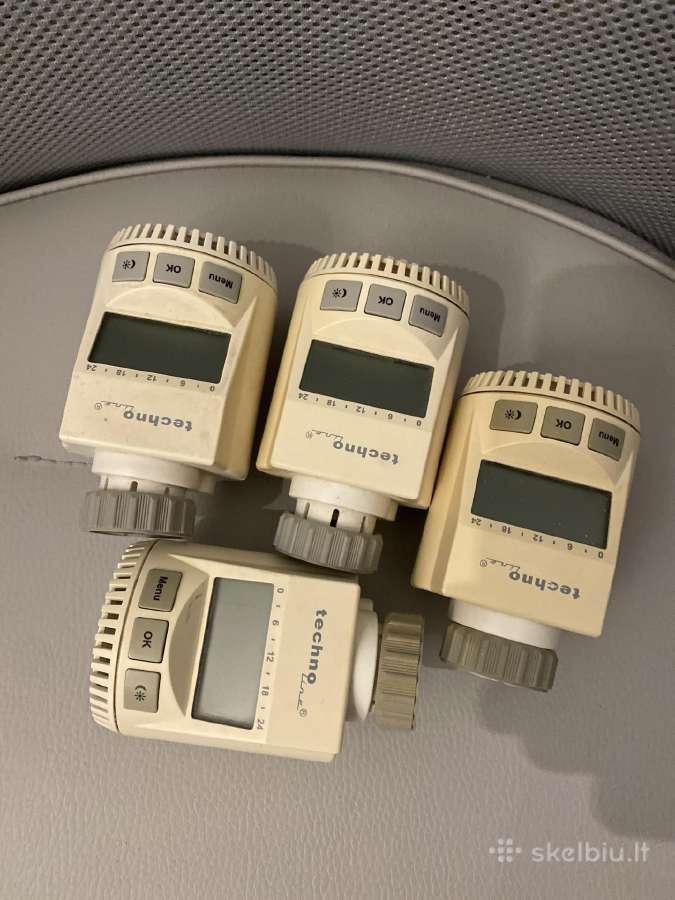4 programuojamos termo galvos radijatoriams