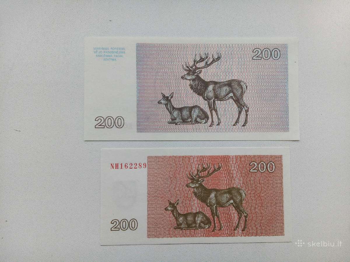 200 talonu "Elniai" bankinio stovio