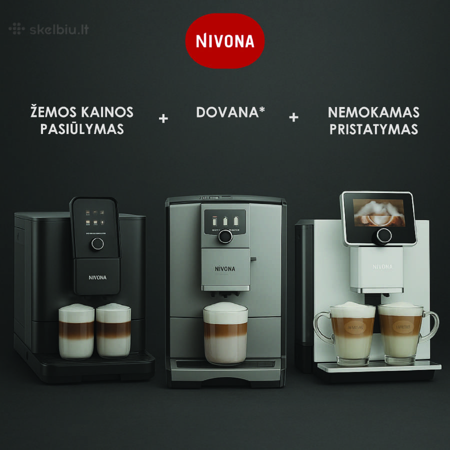 Nauji Nivona kavos aparatai - pigiau!