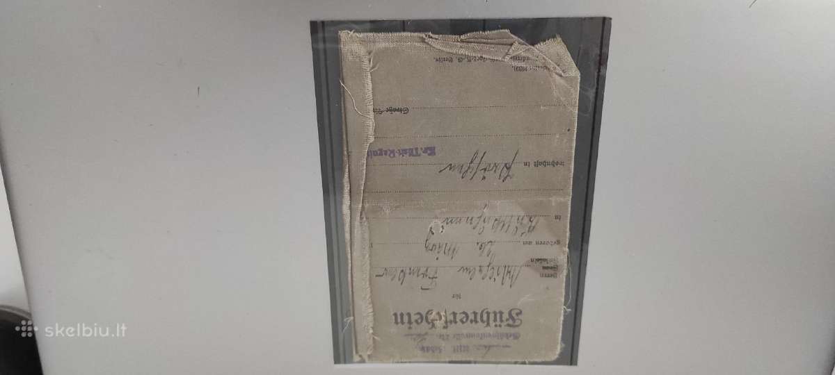 1940 m Tilsit (Sovetsk) naciu vairuotojo pažymėjim - nuotraukos Nr. 2