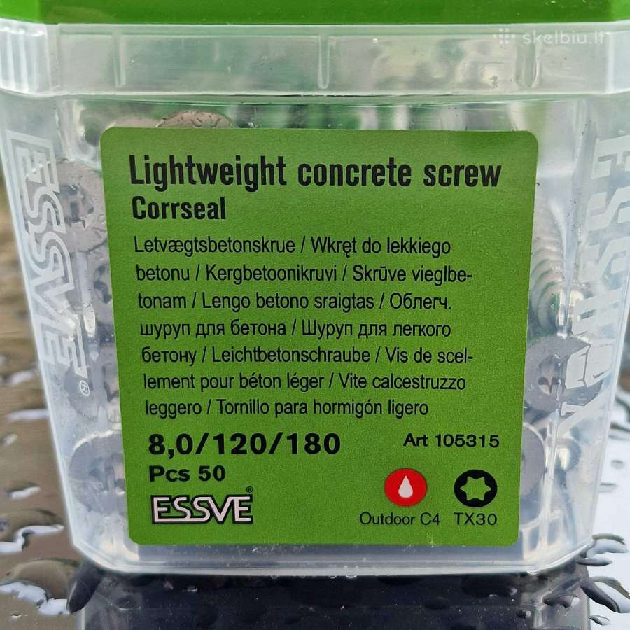 Parduodu varžtus Essve Corrseal 8.0/120/180 - nuotraukos Nr. 4
