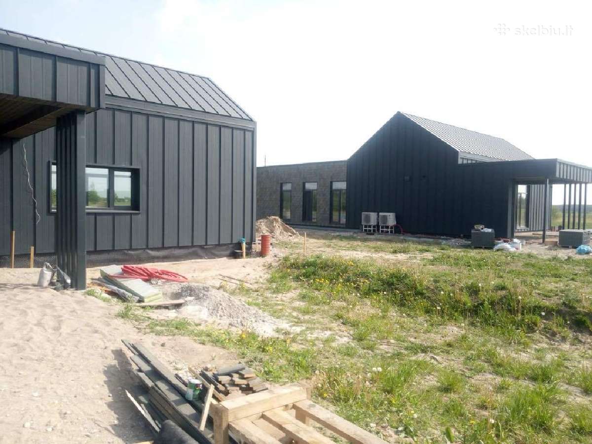 Stogų dengimas, skardinimas, karkasiniai namai