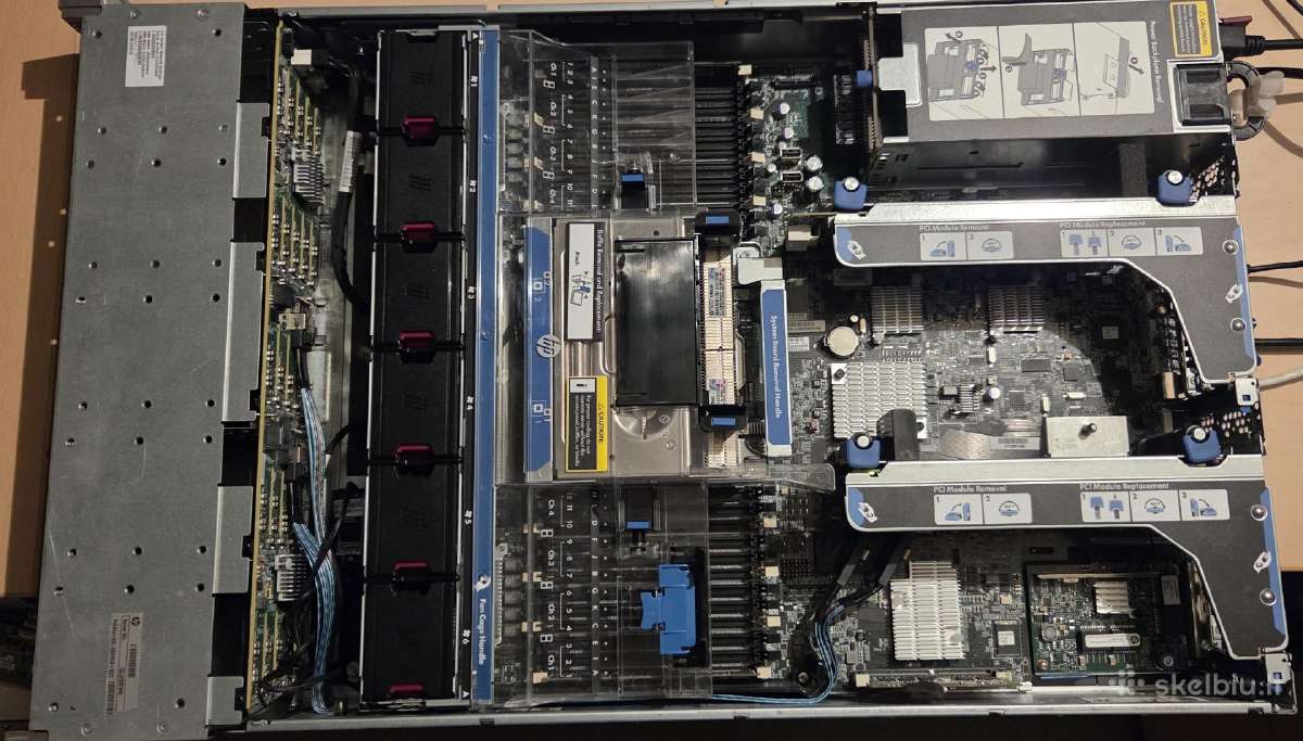 Serveriai Hp Dl380 Gen9 2xe5-2699v4, Dl360p G8 - nuotraukos Nr. 21