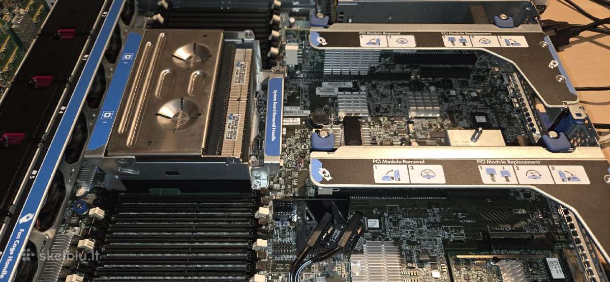 Serveriai Hp Dl380 Gen9, Dl360p G8 - nuotraukos Nr. 22