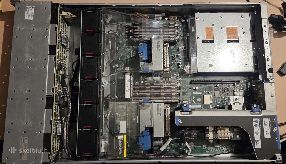 Hp Dl380e G8 25sff 2xe5-2407 96gb RAM - nuotraukos Nr. 2