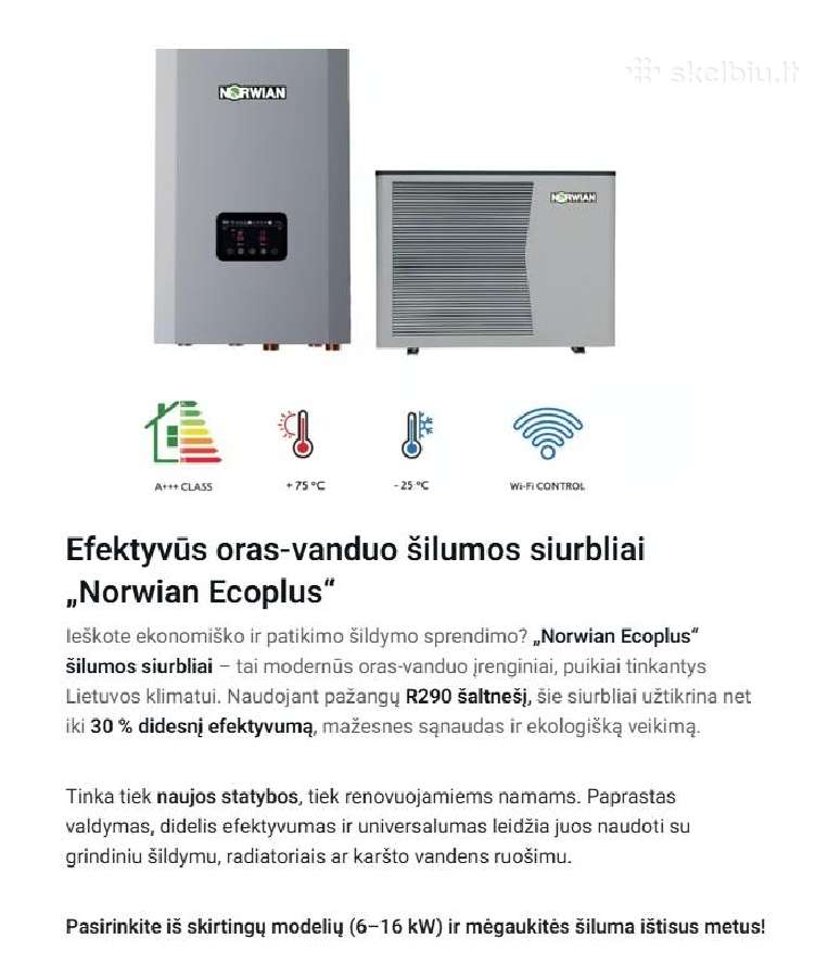 Kondicionieriai Šiauliuose. Oras vanduo. Katilai - nuotraukos Nr. 7