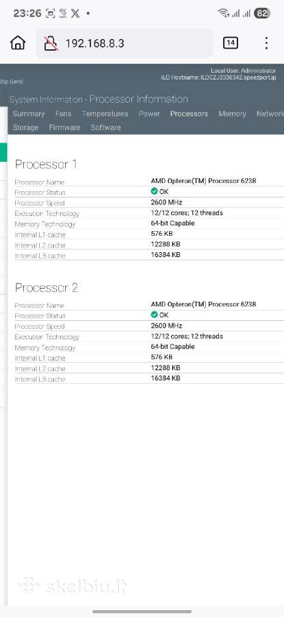Serveriai Hp Dl380 Gen9, Dl360p G8 - nuotraukos Nr. 25