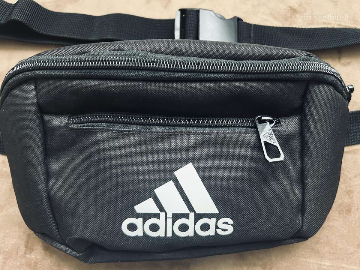 Nauja juoda Adidas rankine ant juosmens