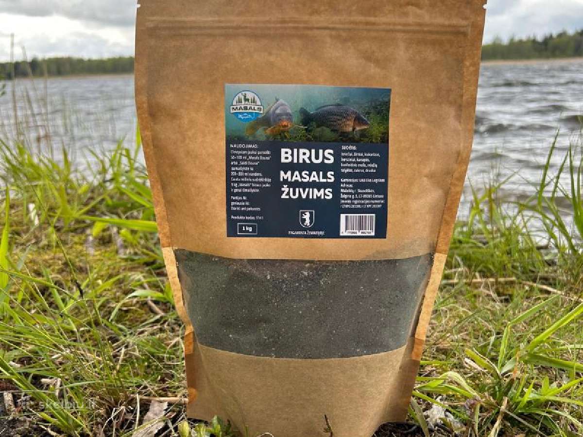 Tamsus birus masalas žuvims, 1 kg