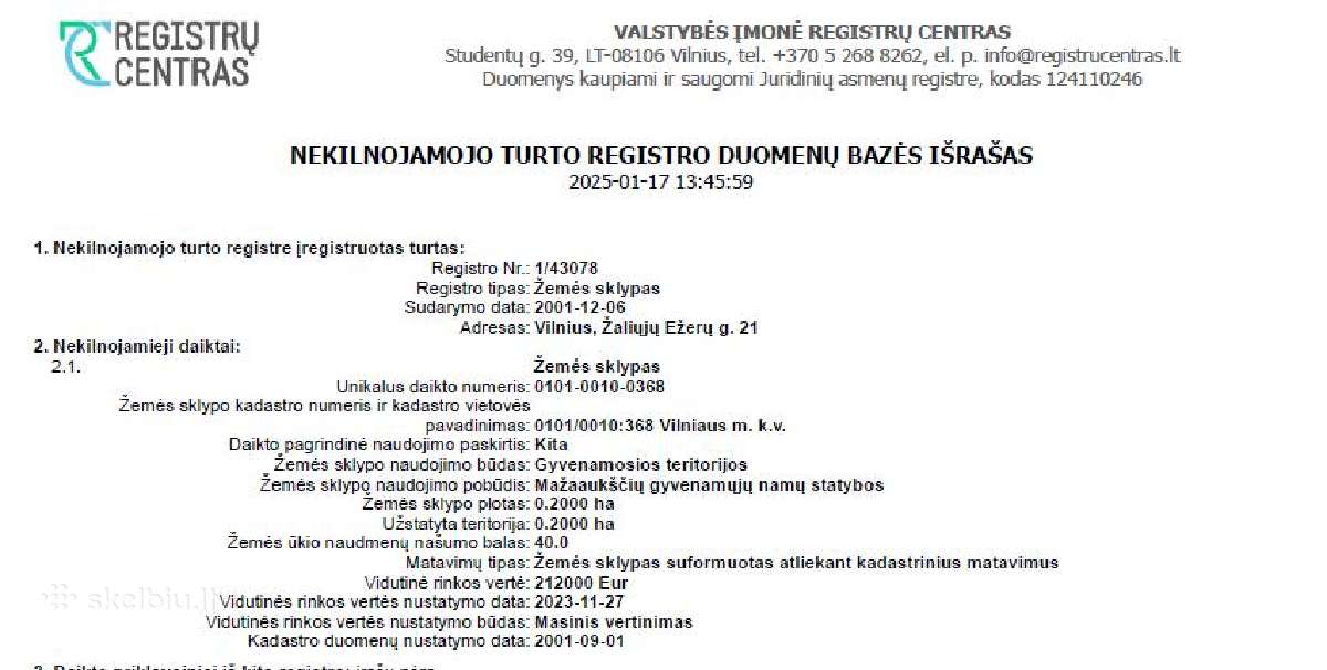 Parduoda 8 arų sklypą Žaliųjų Ežerų g. 21, Vilnius - nuotraukos Nr. 15