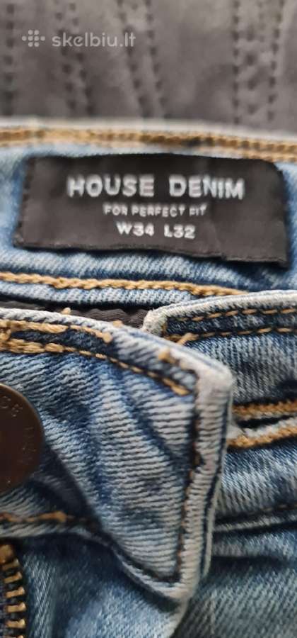 Huose denim vyriški šortai - nuotraukos Nr. 3