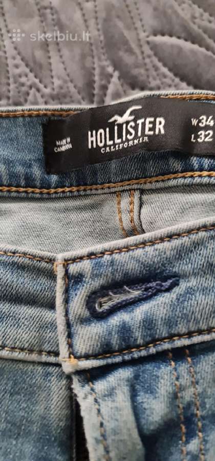 Hollister firmos vyriški džinsai - nuotraukos Nr. 3