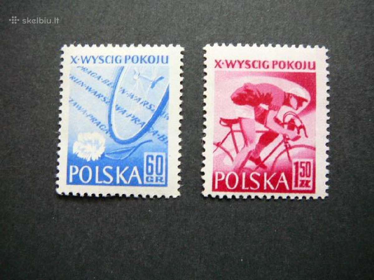 Dviraciai Lenkija 1957 lk1015s