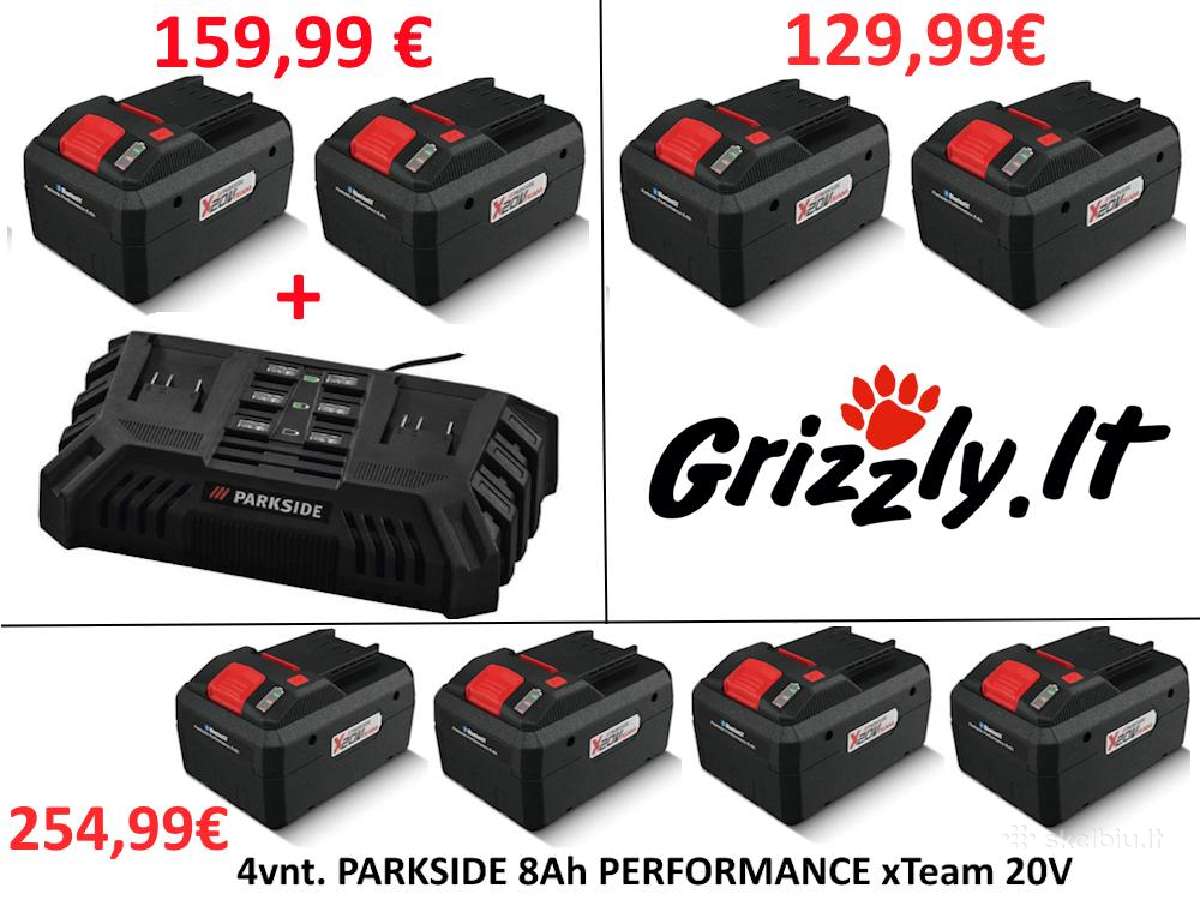 Parkside 8ah Performance X20 V Team akcijos