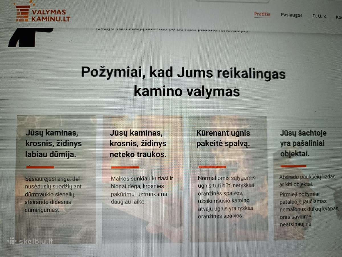 Kaminu ir dumtraukiu valymas.kanalu video apziura - nuotraukos Nr. 6