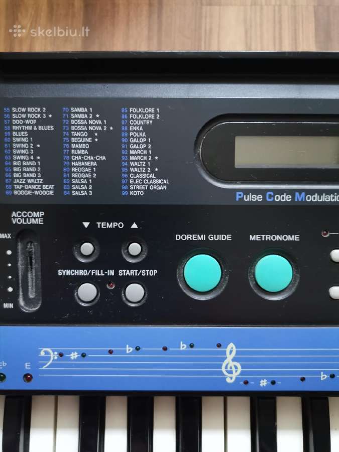 Sintezatorius Casio - nuotraukos Nr. 3