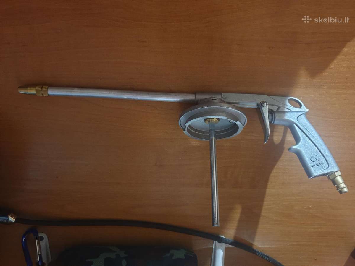 Pneumatiniu antikariziniu misiniu pistoletas