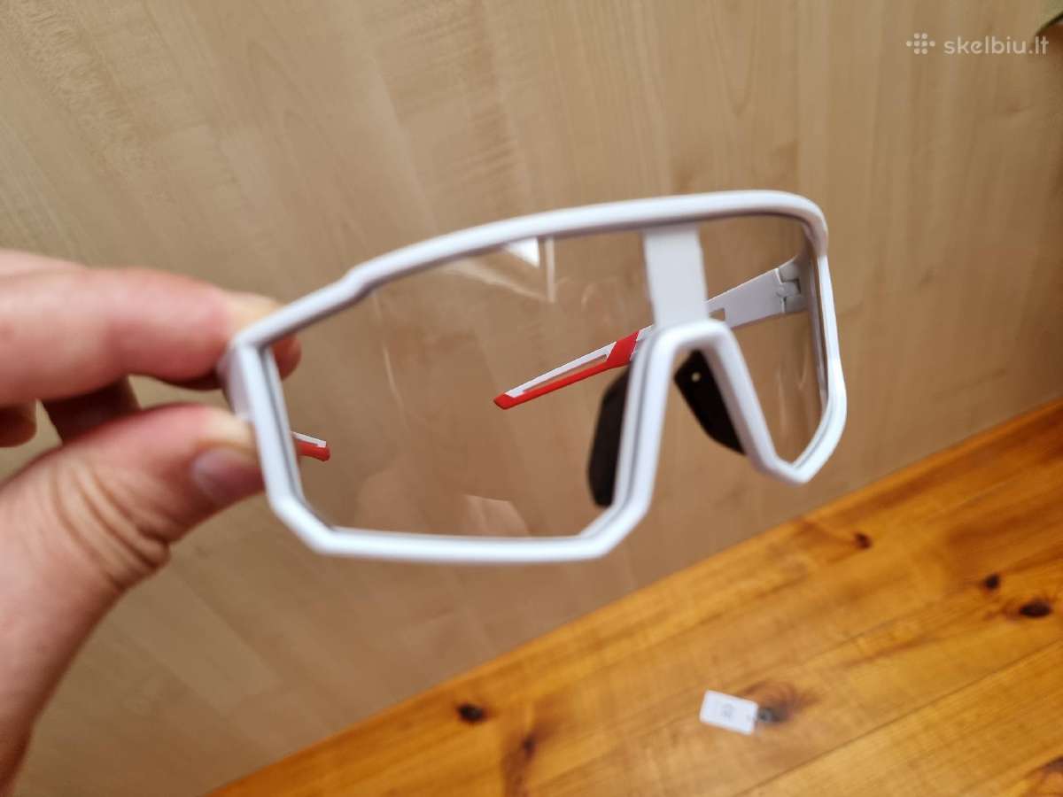 Fotochrominiai dviratininko, bėgiko akiniai, nauji
