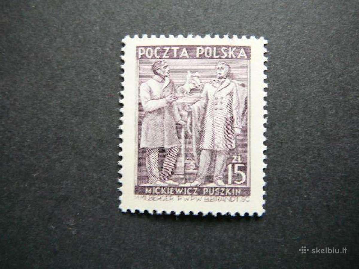 A. Mickevicius A. Puskinas Lenkija 1949 lk543s