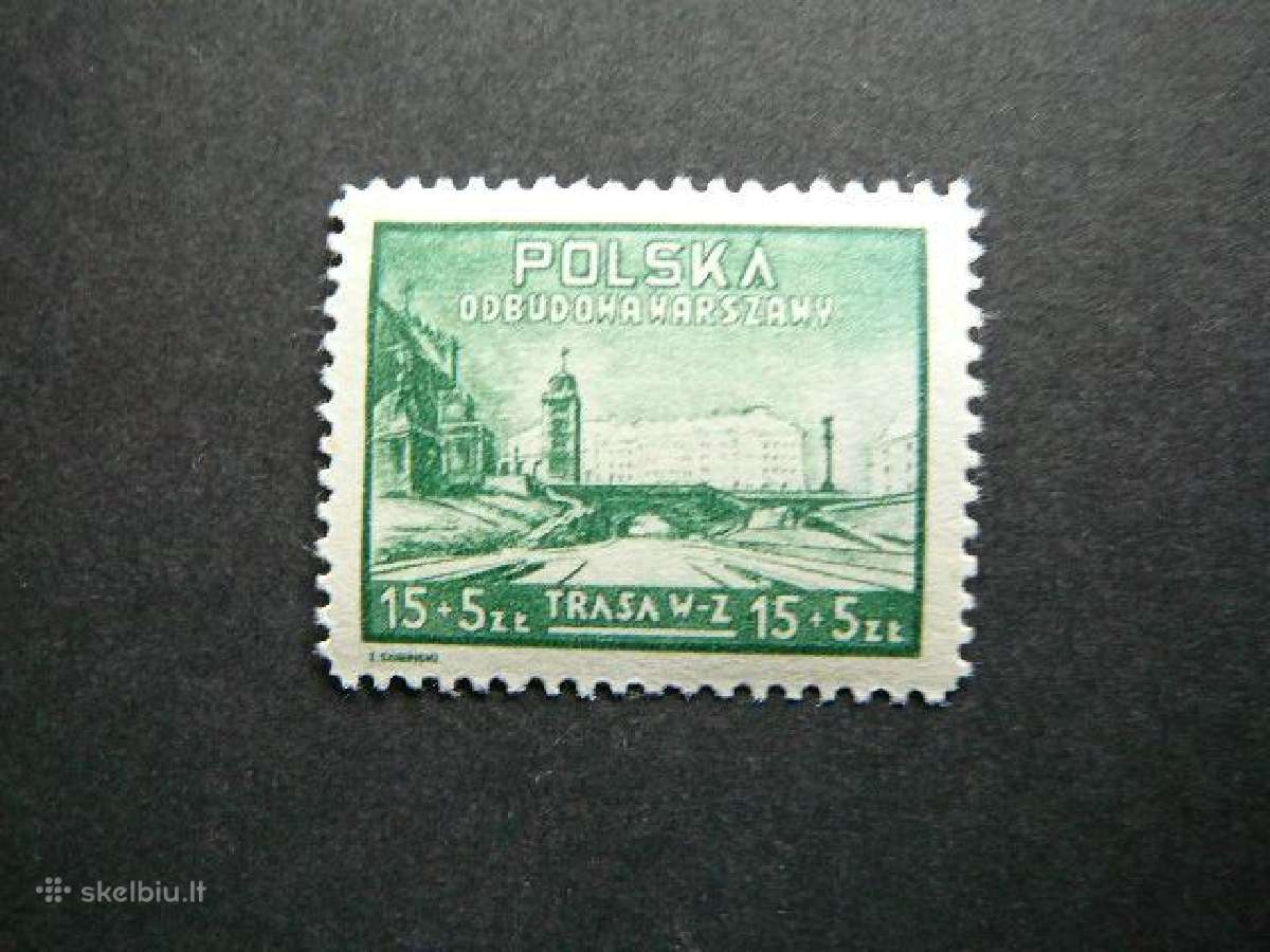 Varsuva Lenkija 1948 lk502s