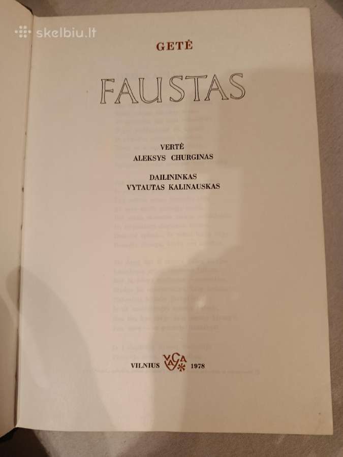 Gėtė Faustas - nuotraukos Nr. 2