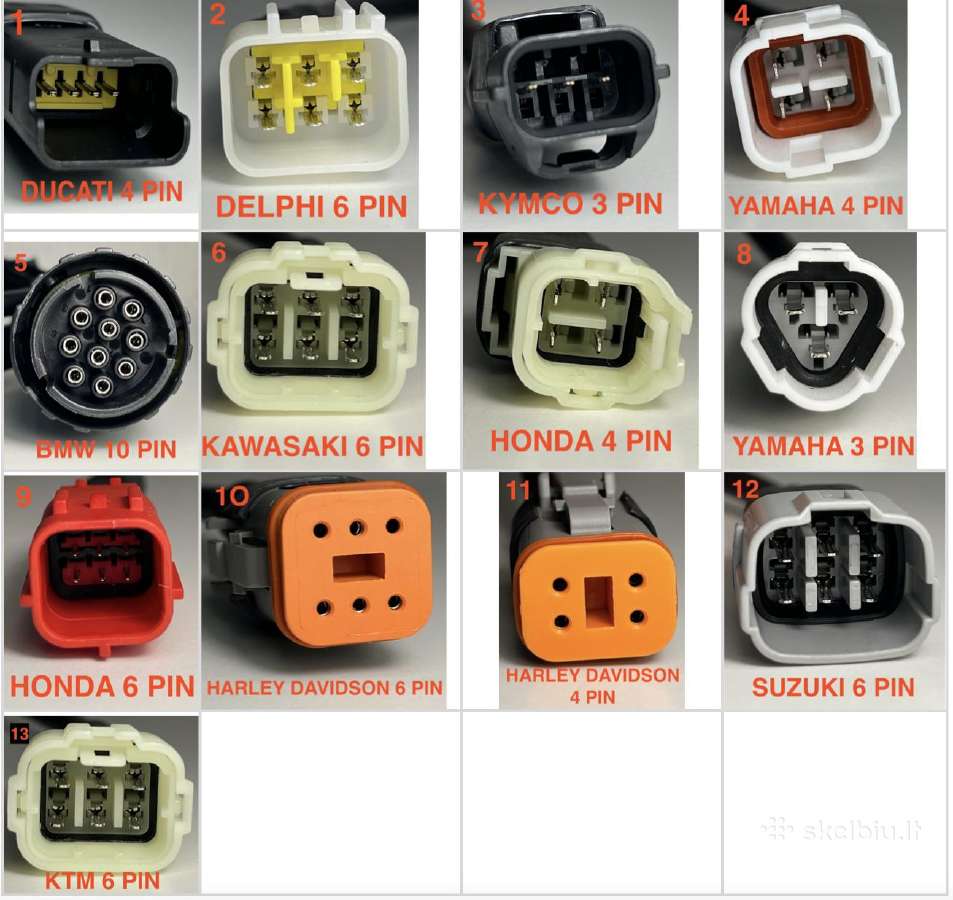 Moto Obd jungtys