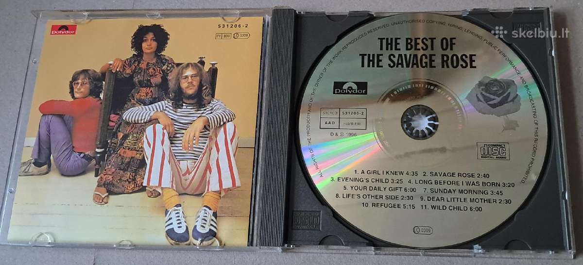 The Savage Rose – The Best Of The Savage Rose (CD) - nuotraukos Nr. 3
