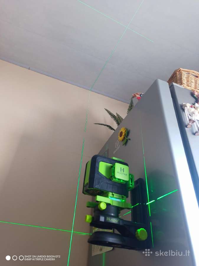 3D Lazerinis nivelyras su imtuvu - nuotraukos Nr. 6