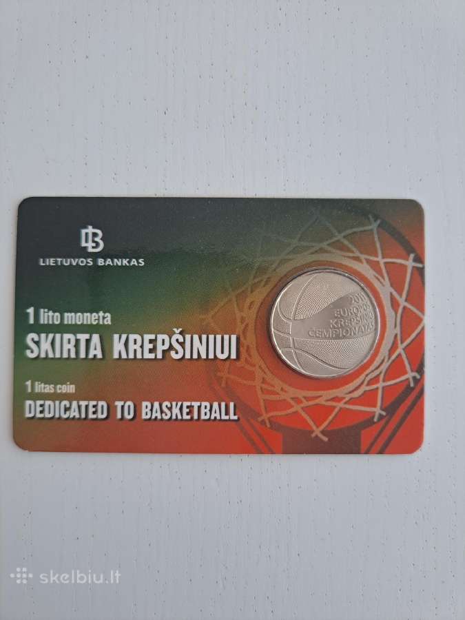 1 litas krepšiniui