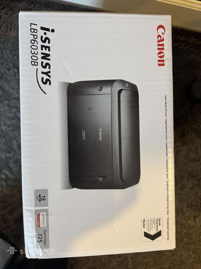 Naujas spausdintuvas Canon Lbp6030b - nuotraukos Nr. 2