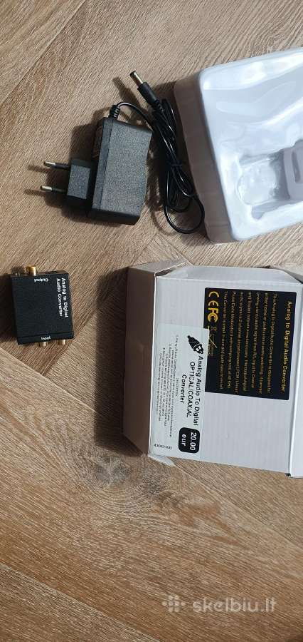 Konverteris 2xrca (stereo) to Toslink/coaxial