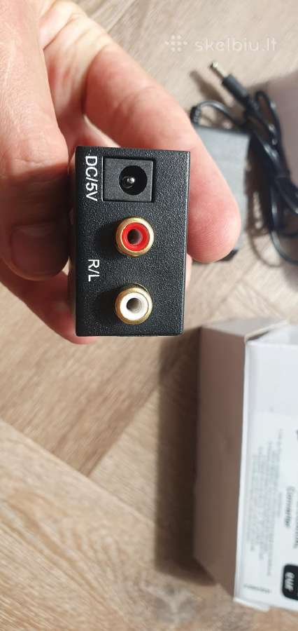 Konverteris 2xrca (stereo) to Toslink/coaxial - nuotraukos Nr. 2