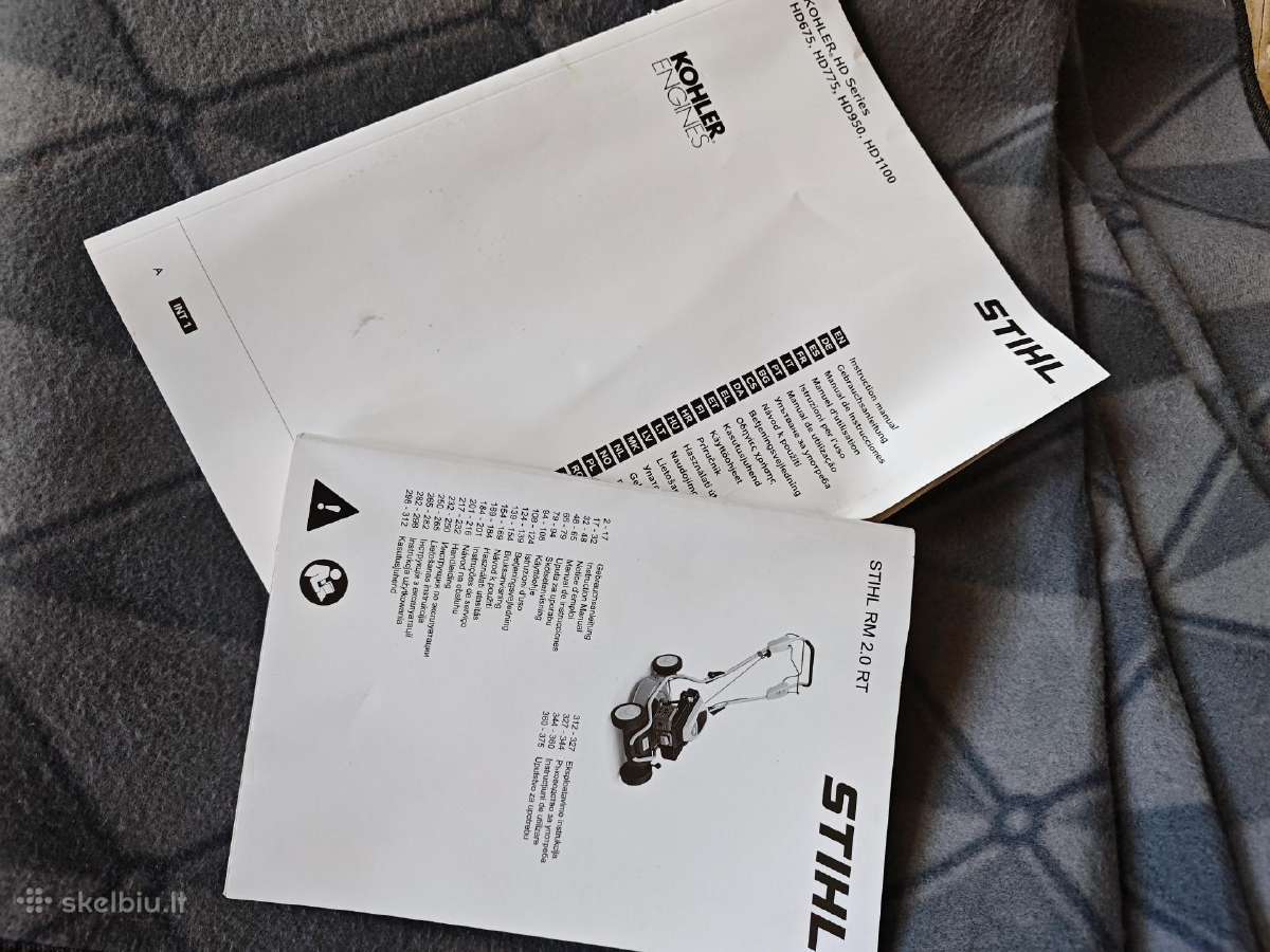 Parduodu naują žoliapjovę Stihl Rm 2rt - nuotraukos Nr. 7