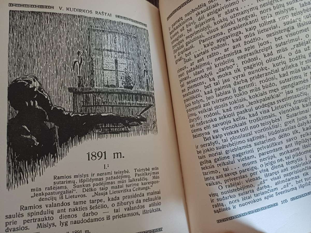 Parduodu knyga.vinco Kudirkos rastai,1889-1899 - nuotraukos Nr. 3
