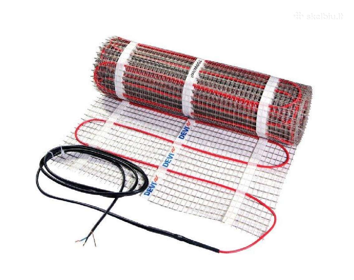 Šildomos grindys 3m2 (6x0,5 m.)