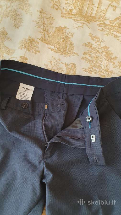 Tamsiai mėlynas kostiumas, slim fit 46 d., S-m - nuotraukos Nr. 8