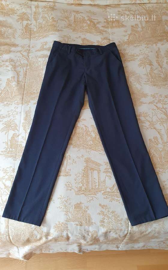 Tamsiai mėlynas kostiumas, slim fit 46 d., S-m - nuotraukos Nr. 11